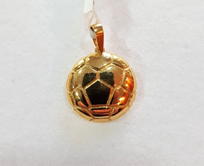 Medalha ouro bola futebol