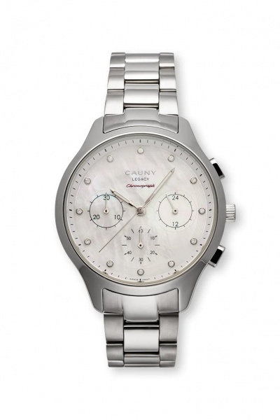 Relógio Cauny Legacy Woman Stones Steel Chronograph