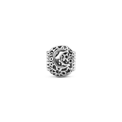 Conta Pandora Openwork Sun, Stars & Moon Charm