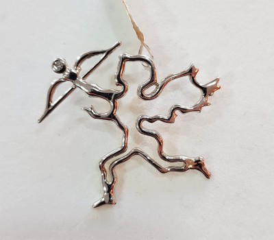 Medalha de prata cupido