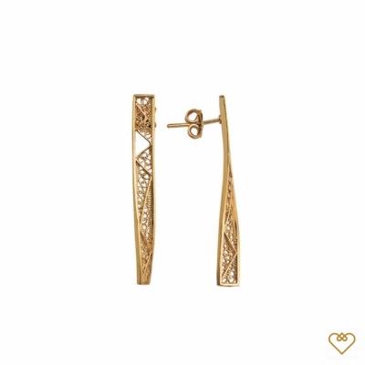 Brincos de prata filigrana