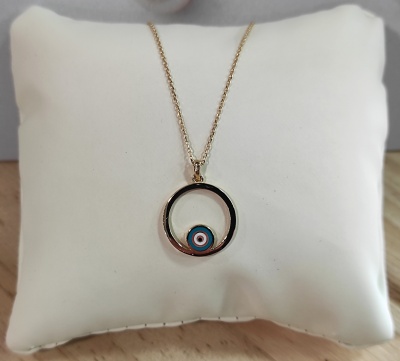 Colar ouro Olho Turco