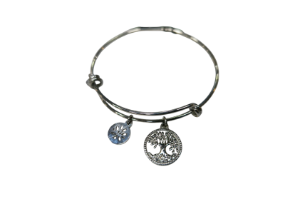 Pulseira Aço CO88 Árvore