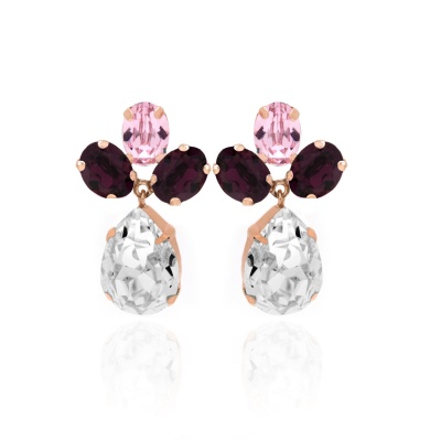 Brincos de prata Victoria Cruz