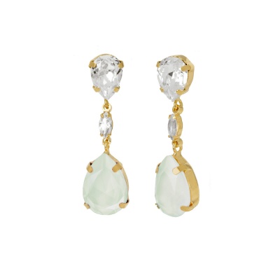 Brincos de prata Victoria Cruz