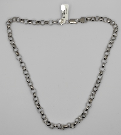 Fio de prata malha cordão