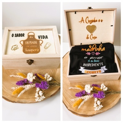 Caixa Avental Madrinha