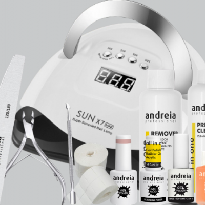 Kit verniz gel Andreia com SUNX7 Max 180W Catalisador
