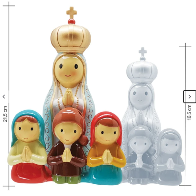 N. Srª. de Fátima e 3 Pastorinhos