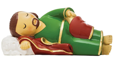 São José deitado, a dormir