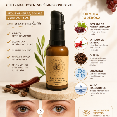 Serum Contorno de Olhos Papos e Rugas