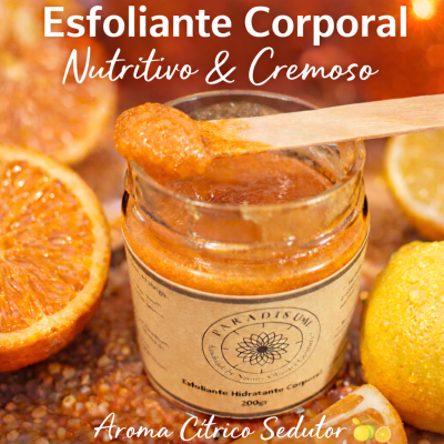 Esfoliante Corporal Nutritivo com óleo de coco