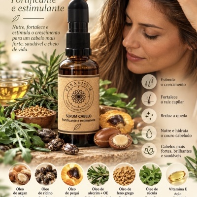 Serum Cabelo Fortificante e Estimulante