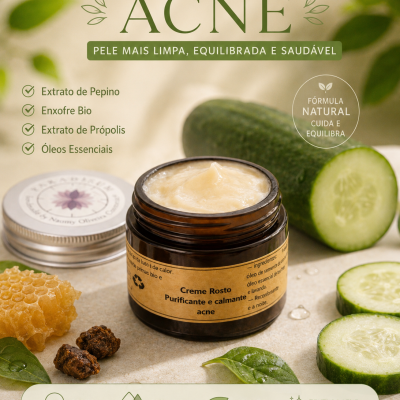 Creme Rosto Tratamento Acne