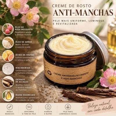 Creme Rosto Anti-Manchas