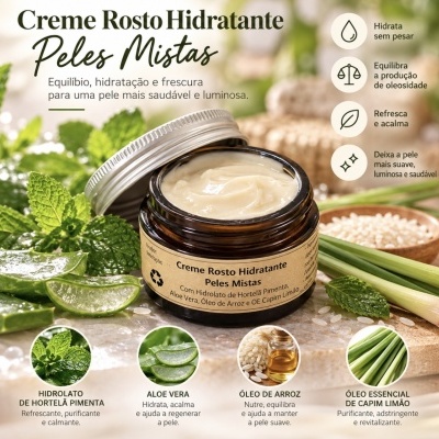Creme Hidratante Pele Mista