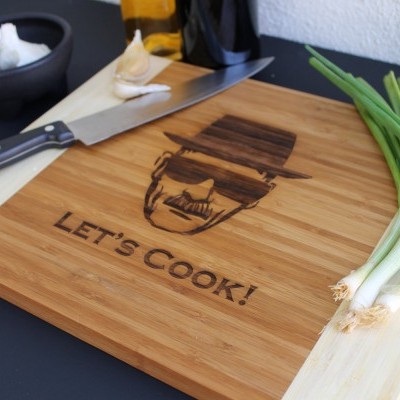 Let's Cook cutting board