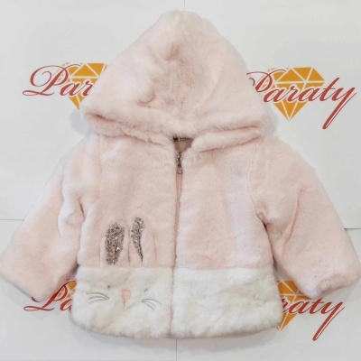 Casaco de Pelo Menina com carapuço