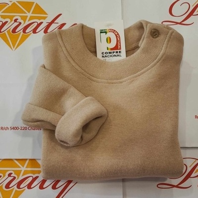 Camisolas Básicas Cardadas (2 anos aos 16 anos)