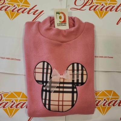 Camisolas Cardadas Gola Alta 2 anos aos 14 anos