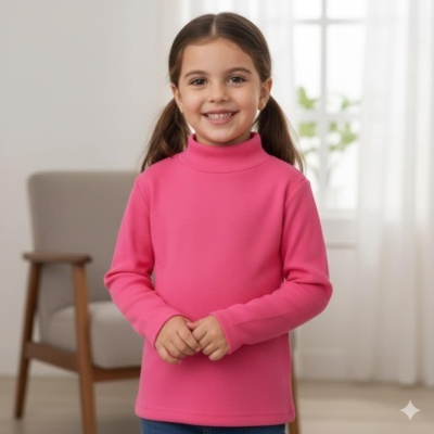 Camisolas Básicas Cardadas 4 anos aos 14 anos