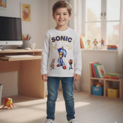 Camisola manga cumprida Menino com Carda