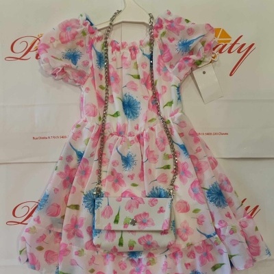 Vestido com Carteira manda Curta