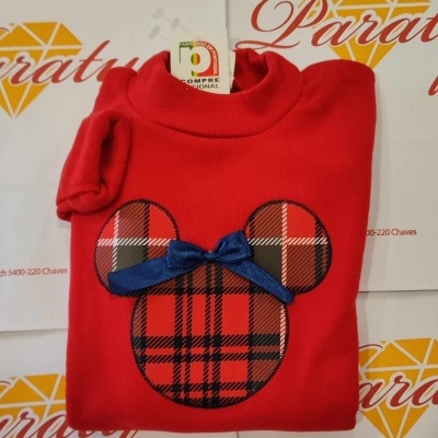 Camisolas Cardadas Gola Alta 2 anos aos 14 anos