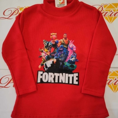 Camisolas Cardadas Gola Alta 2 anos aos 14 anos