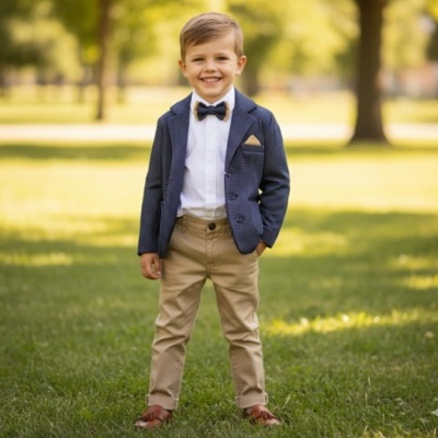 Conjunto de Blazer para menino de 18 meses aos 36 meses