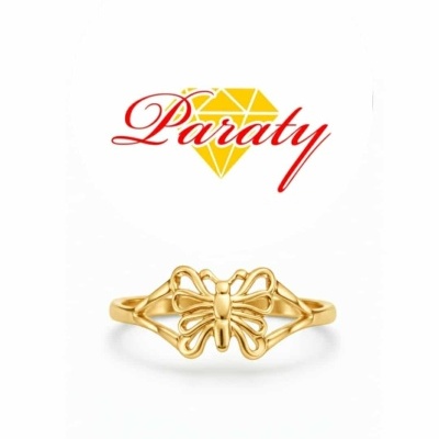 Anel borboleta com ajuste de tamanho