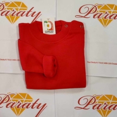 Camisolas Básicas Cardadas (6 meses aos 36 meses)