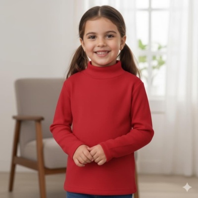 Camisolas Básicas Cardadas 4 anos aos 14 anos