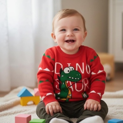 Camisola Malha Menino Bebé Inverno