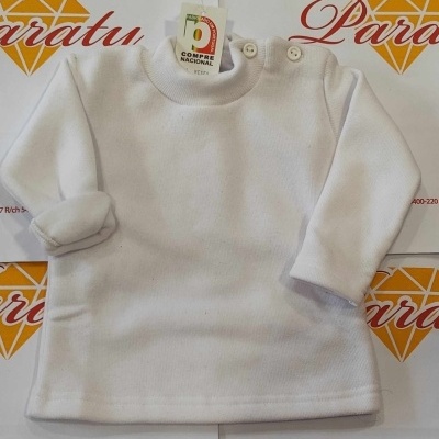 Camisolas Básicas Cardadas (6 meses aos 36 meses)