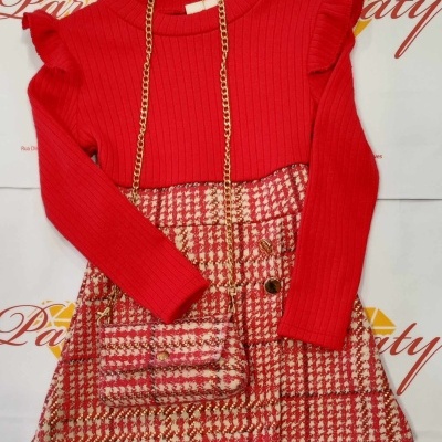 Vestidos manga cumprida com Carteira