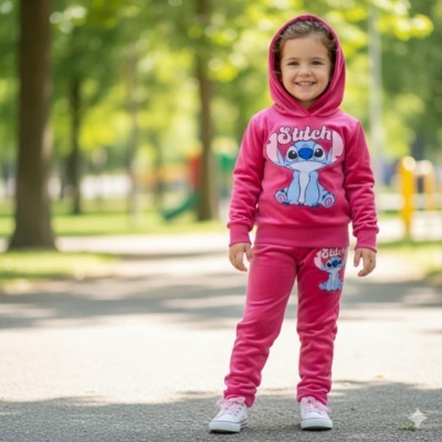 Fatos de treino de veludo de menina