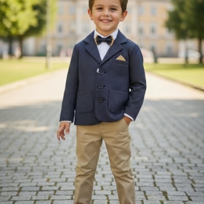 Conjunto de Blazer para menino de 18 meses aos 36 meses