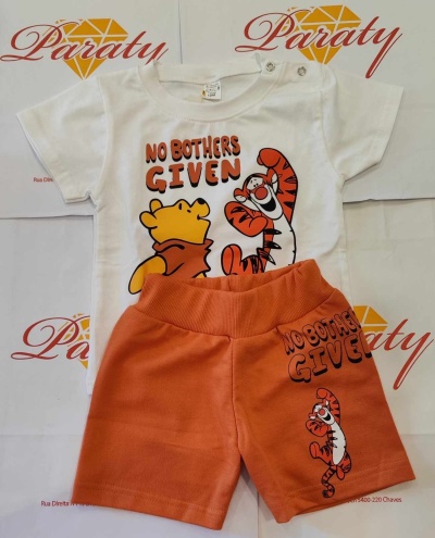 Calção e T-shirt Menino 12 meses a 36 meses