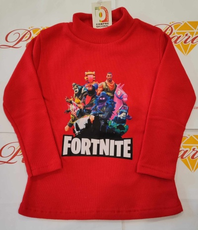 Camisolas Cardadas Gola Alta 2 anos aos 14 anos