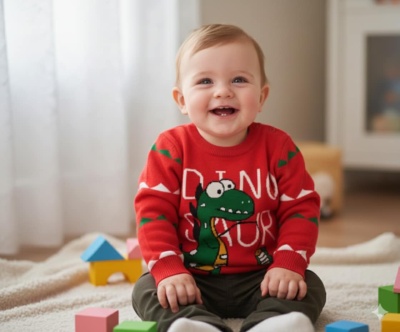 Camisola Malha Menino Bebé Inverno