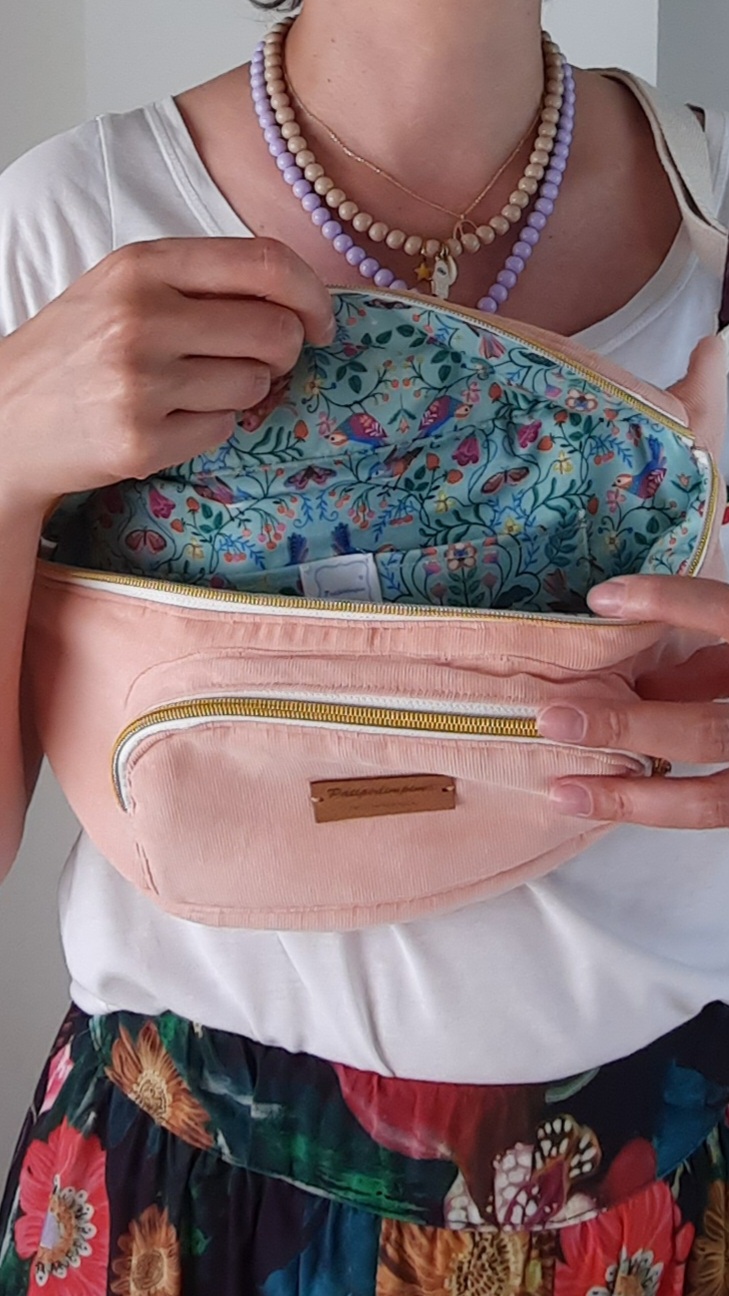 Bolsa de cintura Primavera salmão Bolsa de cintura Primavera salmão