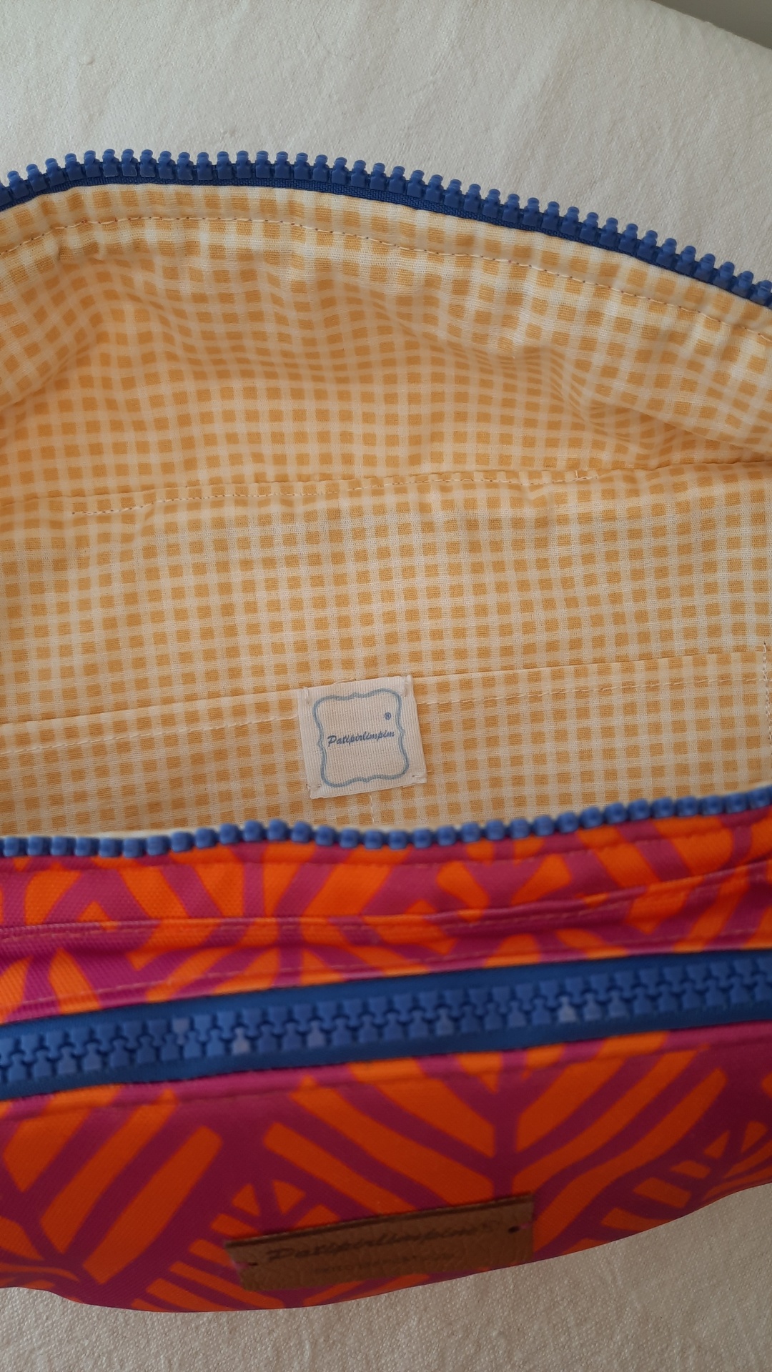Bolsa de cintura rosa e laranja Bolsa de cintura rosa e laranja