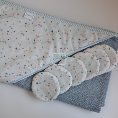 Toalha de banho azul