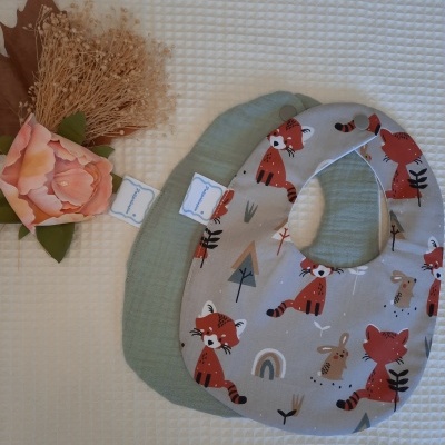 Conjunto 2 babetes Raposinhas