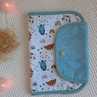 Porta-documentos Animais coloridos