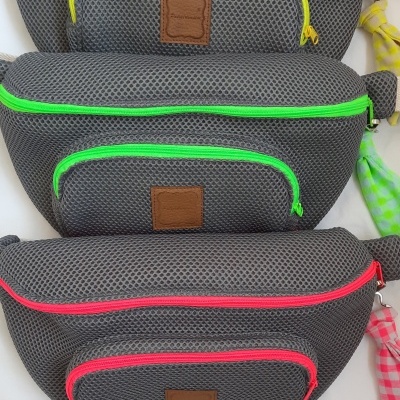 Bolsa de cintura néon