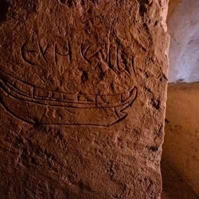 Pormenor das Catacumbas de São Paulo