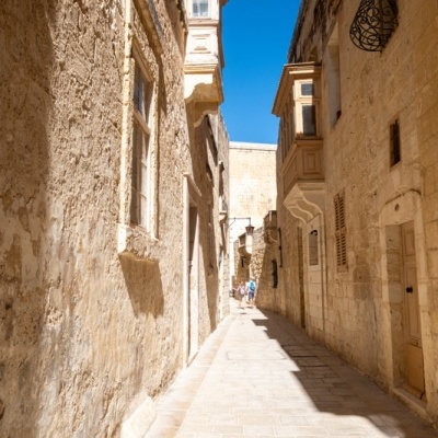 Rua em Mdina