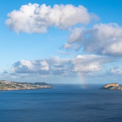 Ilhéu das Cabras visto do Monte Brasil